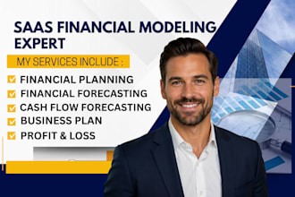 create a financial model, cash flow forecast and saas business plan