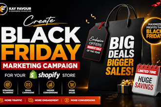 create black friday marketing campaign for your shopify store
