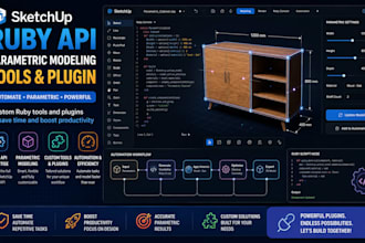 develop sketchup ruby API parametric modeling tools and plugin