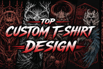 do custom t shirt text surf, y2k, metal, horror, skate, beach, automotive design