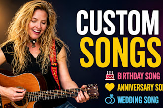 turn your story and memories into a personalized custom song with female vocals