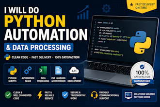 do python automation and data processing