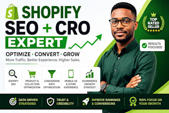 optimize your shopify store for SEO cro and ecommerce growth