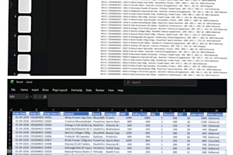 convert PDF to excel, clean, split and format excel data