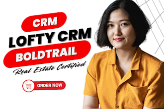 setup lofty crm, boldtrail crm, real estate website design fub