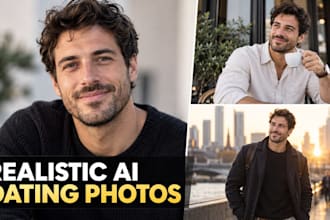create realistic ai photos for tinder, hinge and bumble