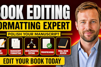 book editing and formatting, manuscript formatting and developmental book editor