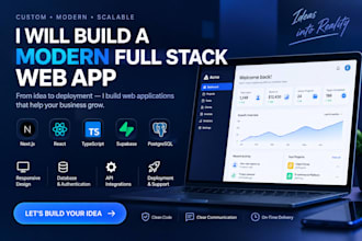 build a modern full stack web app