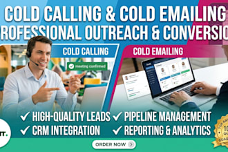 b2b cold calling and targeted cold emailing