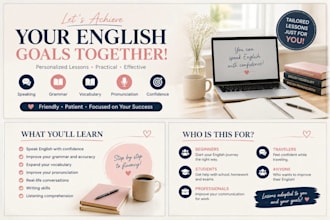 teach you english for beginners and intermediate leaners