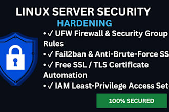 setup, secure, fix AWS ec2 linux and nginx server issues