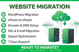 migrate wordpress website domain hosting cpanel  without downtime
