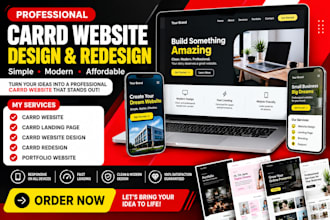 design carrd portfolio website redesign carrd website carrd landing page website