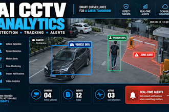 build ai security, cctv monitoring, intrusion detection video analytics system