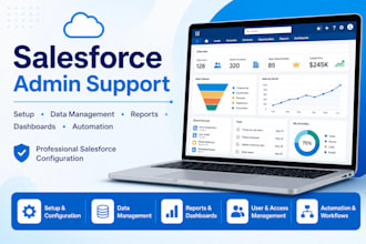 provide salesforce admin support and CRM configuration