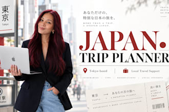 be your japan trip planner and local travel assistant