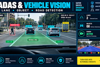 develop adas, autonomous driving, lane detection and vehicle vision systems