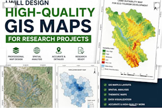 do expert gis mapping, geospatial and satellite analysis