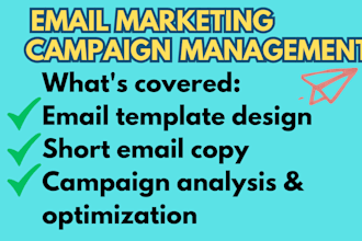 manage your email marketing campaigns
