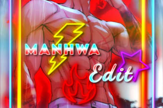 edit anime and manhwa short videos