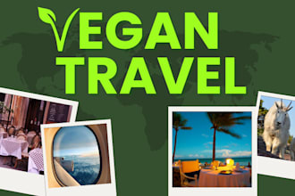 do your vegan travel research for restaurants, accommodations and activities