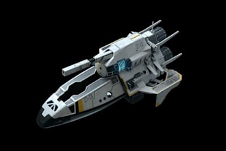 make hard surface models, spaceship or starship guns, props