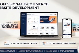 build a modern responsive e commerce website