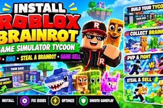 install roblox brainrot game simulator tycoon pvp rng steal a brainrot game sell