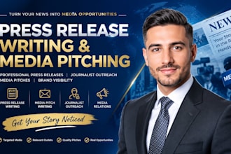 create the targeted media list of verified journalists and media contacts