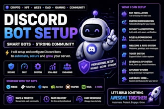 setup and configure discord bots for your server