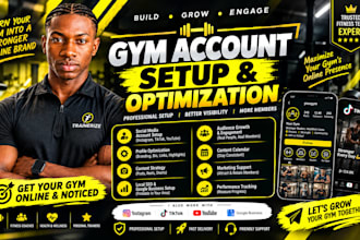 gym account setup gym account setup