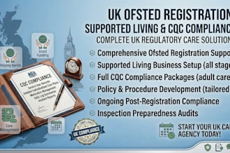 uk oftsed registration, supported living and cqc compliance