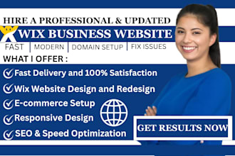 build wix website design wix website redesign and wix ecommerce store