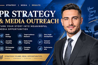 create a strategic PR and media outreach plan for your brand or business