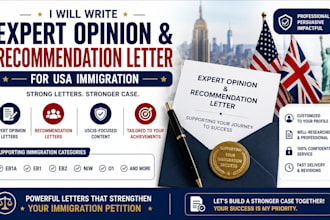 write eb1 eb2 niw expert opinion and recommendation letter