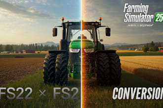 convert and update farming simulator 22 mods to fs25 fs22 to fs25