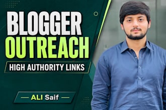 do blogger outreach and guest post link building on niche relevant websites