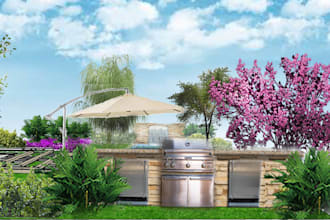 design a professional landscape plan for your outdoor space