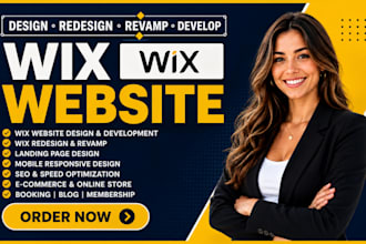 build wix website development design wix website redesign wix  revamp website