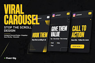 design viral instagram carousel posts that stop the scroll