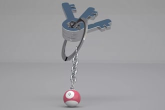 sculpt3d keychain,rfid key tags,ncf chip,multi color print,hype chains,bambu lab
