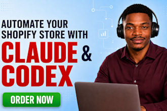 shopify dropshipping store inventory claude codex n8n ai chatbot api automation