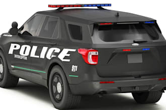design 3d ford police interceptor utility, custom body kits, assetto corsa car