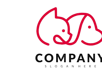 design outstanding dog, cat, or pet logo