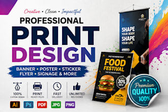 design custom banners and stickers for your business