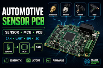 design automotive sensor pcb and embedded control systems