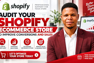 professionally audit your shopify ecommerce store to improve conversions