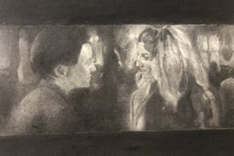 paint a portrait in charcoal or oil paint