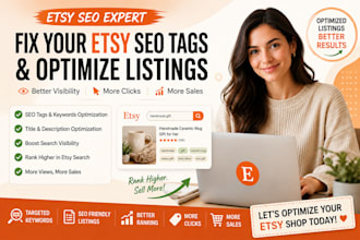 fix your etsy SEO tags and product listings to boost sales etsy shop manager