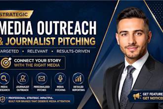 write a newsworthy press release and media pitch for journalists and PR